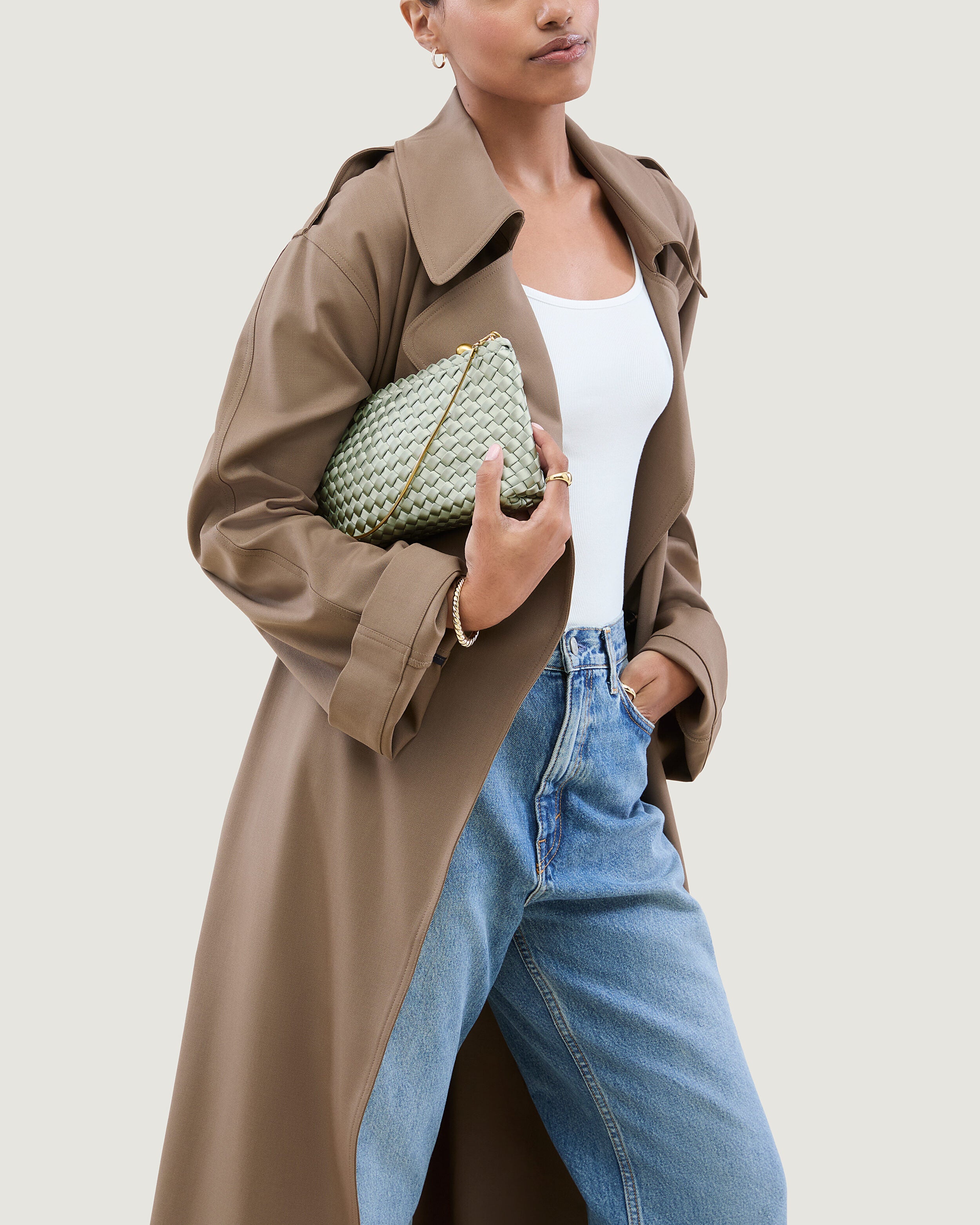 Gala Clutch Satin | Wintergreen - Image 4