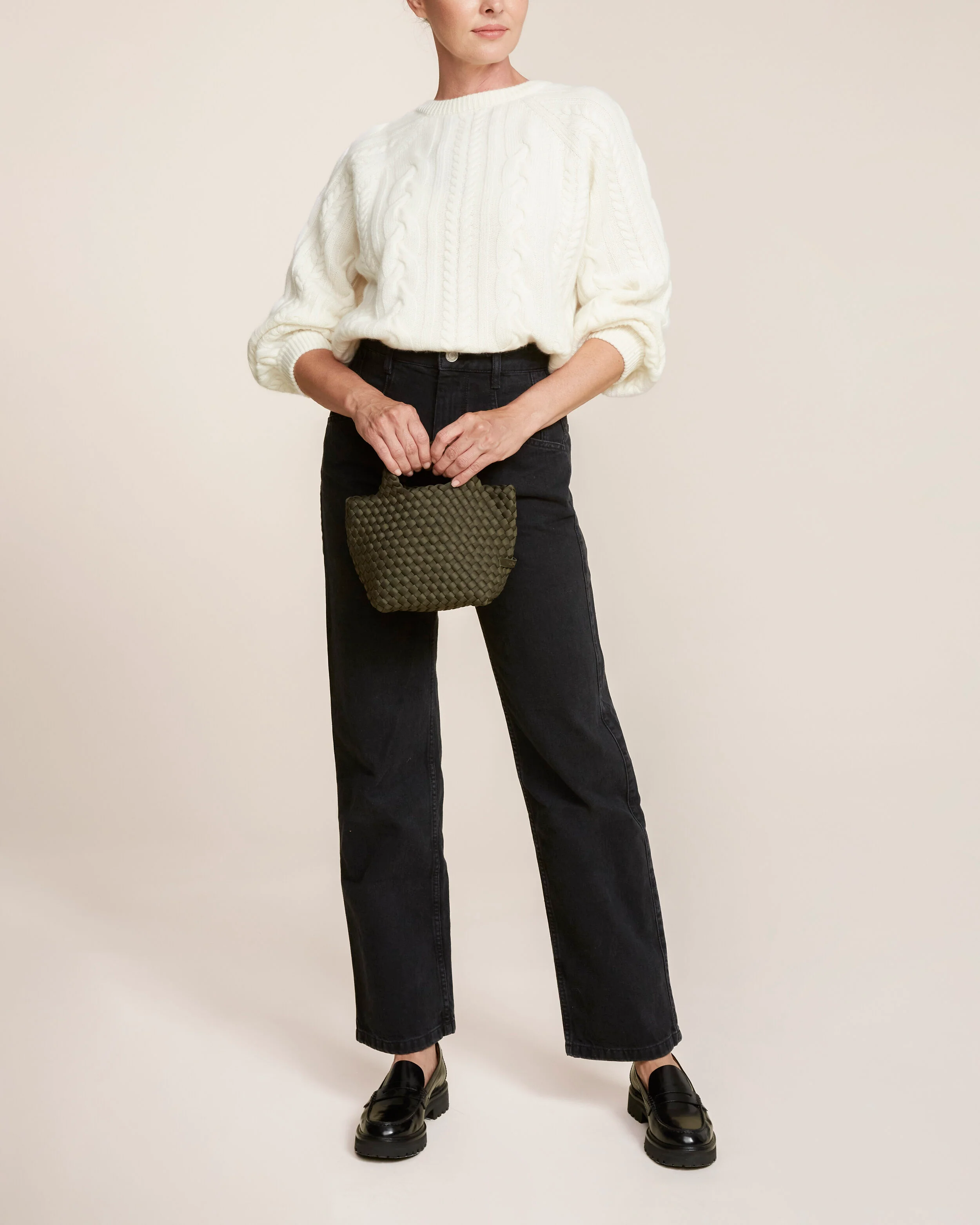 St. Barths Petit Tote | Olive - Image 6