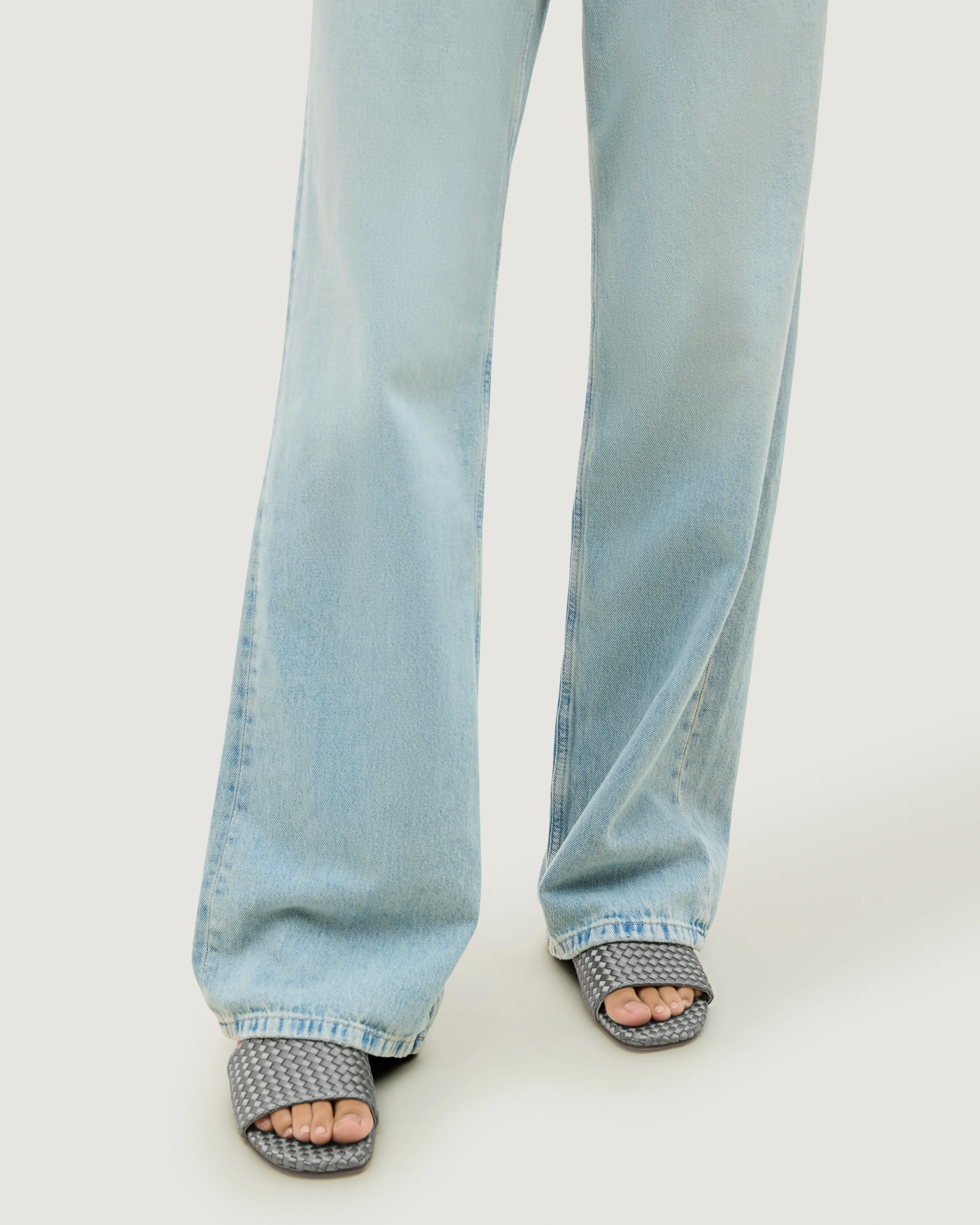 St. Barths Slide Satin | Graphite - Image 5