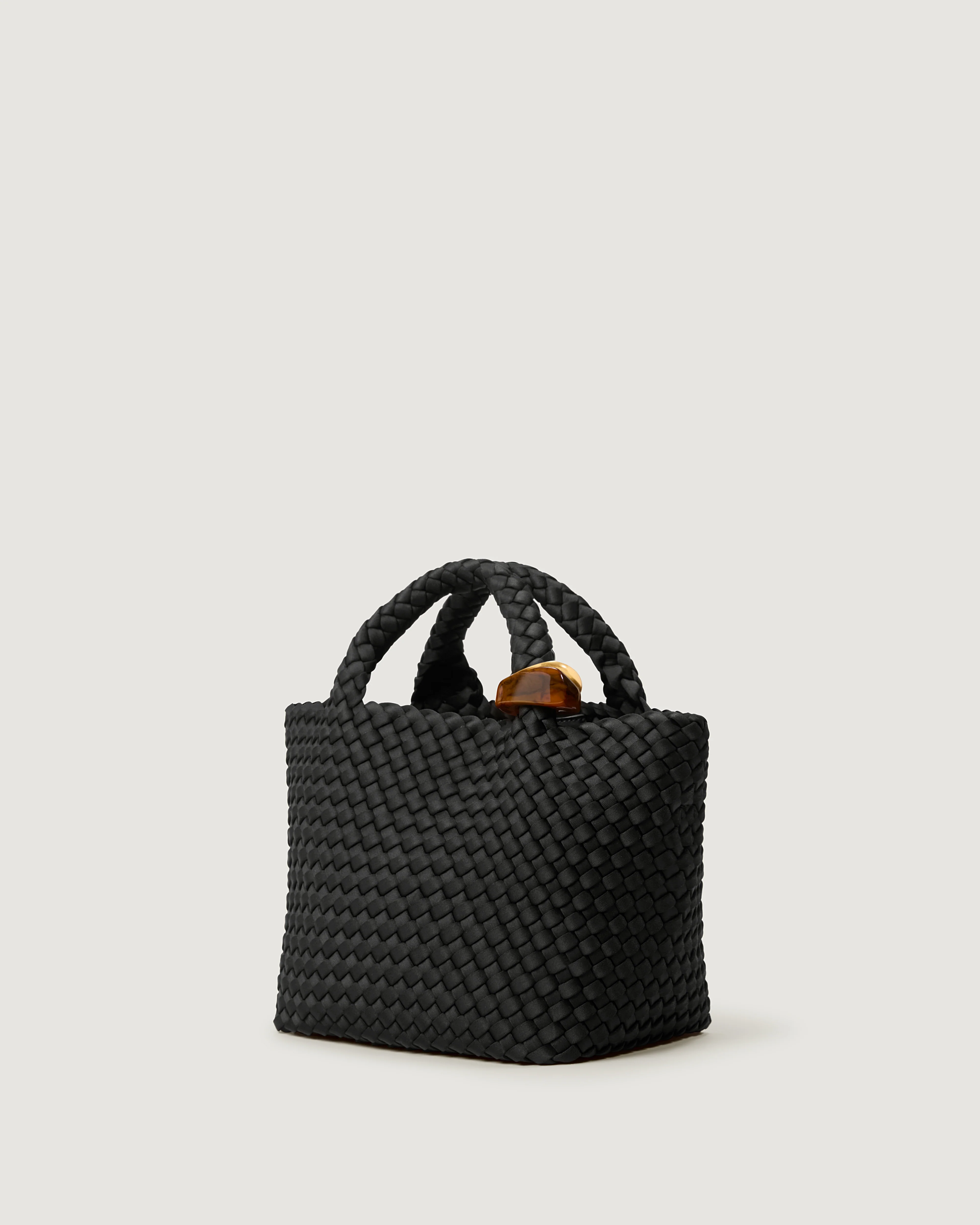 St. Barths Small Tote Beads | Onyx - Image 4