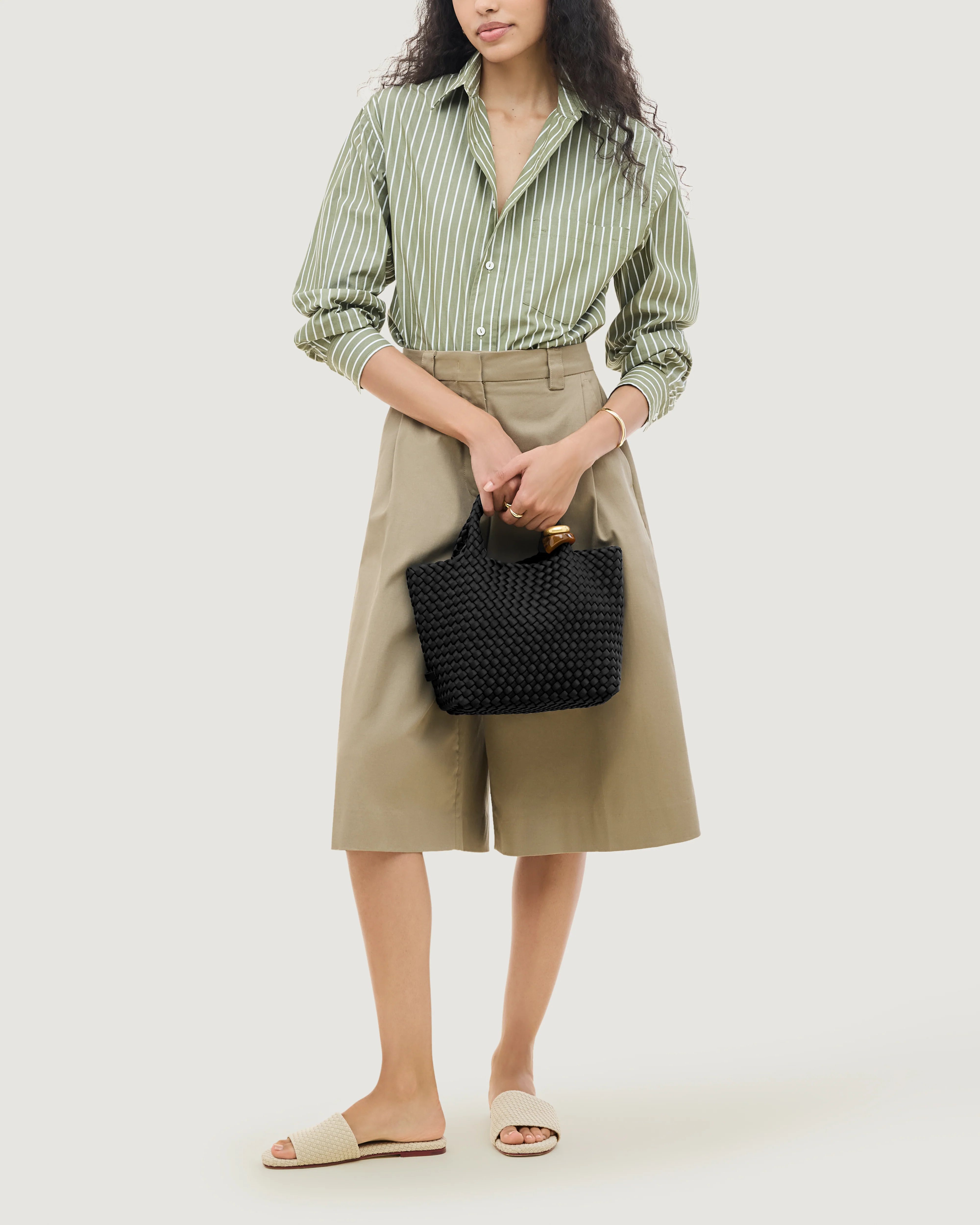 St. Barths Small Tote Beads | Onyx - Image 6